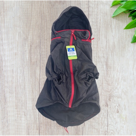 Top Paw Wind Breaker for Dogs Black Size Large